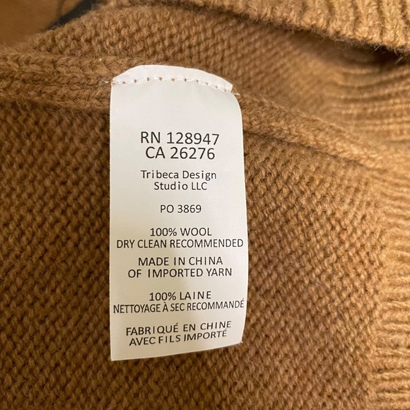 Nili Lotan - Gloria Sweater - Cognac Lace Up Sweater - NWT - Picture 9 of 9